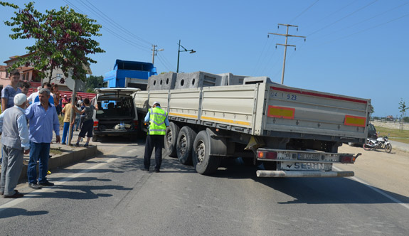 Ordu'da Tır ile minibüs çarpıştı: 4 yaralı