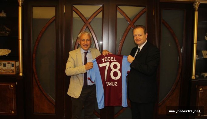 Trabzonspor'dan Vali Yavuz'a ziyaret!