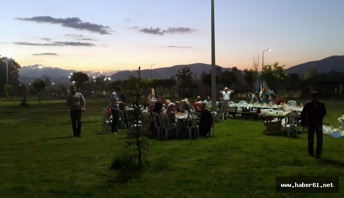 Gümüşhaneli dağcılar iftarda buluştu