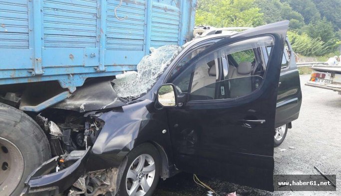 Ordu'da Kaza 1 yaralı!