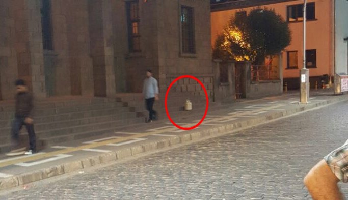 Trabzon'da şüpheli tüp!