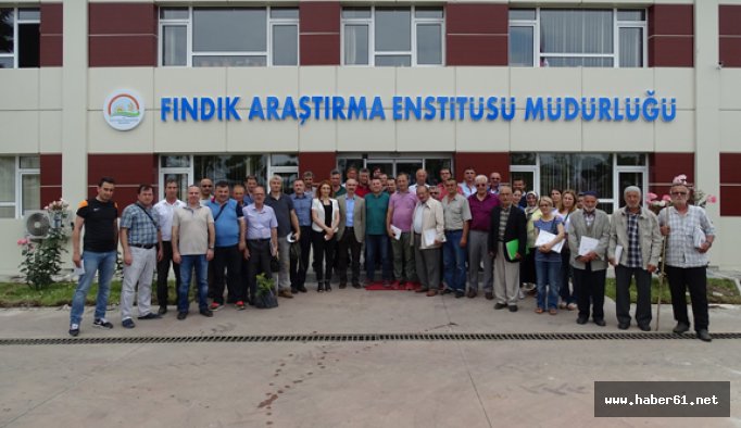 Örnek bahçeciler Fındık Araştırma Enstitü’nde
