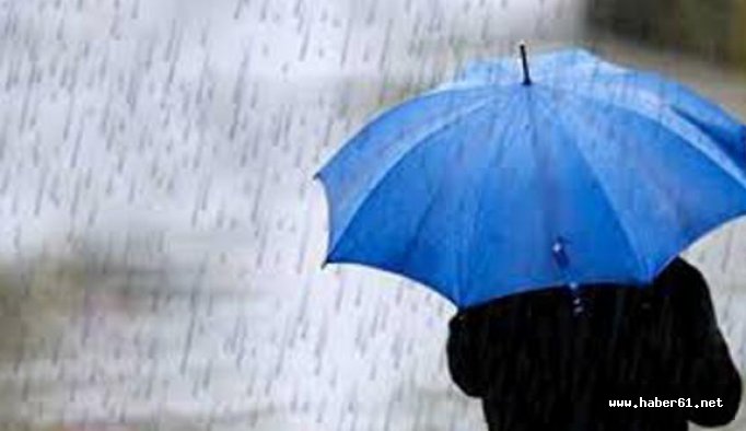 Trabzon ve Rize için yağış uyarısı