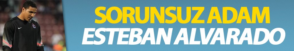 Trabzonspor'da sorunsuz adam Esteban