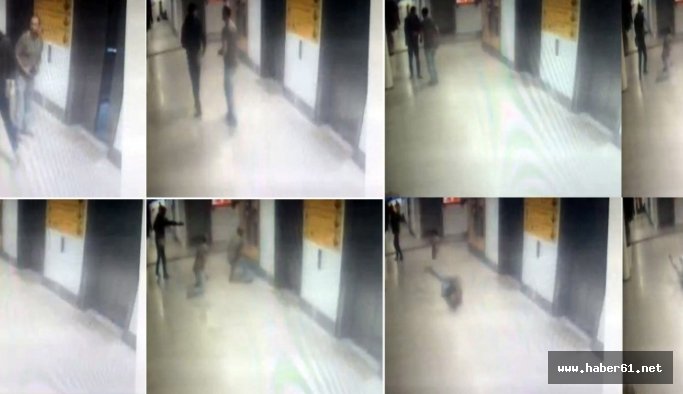 Hain saldırganın polis memurunu vurma anı kamerada!