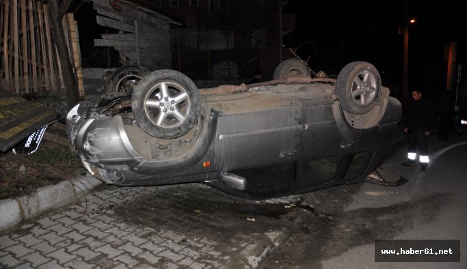 Bolu'da kaza 3 yaralı!