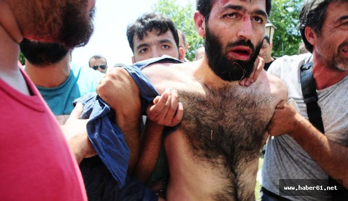 Canlı bomba yakalandı linç edilmek istendi!