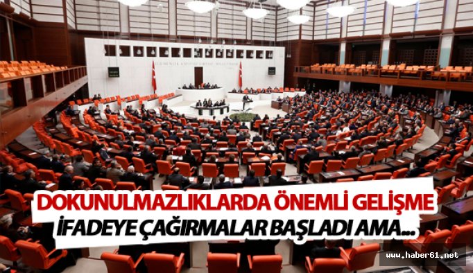 Dokunulmazlıklarda önemli gelişme: Milletvekilleri...