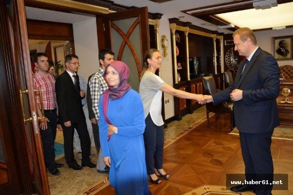 Trabzon Valiliği'nde bayramlaşma