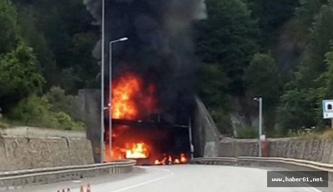 Tünelde facia: Yanarak can verdiler