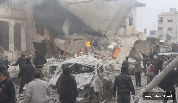 Rejim uçakları Suriye'de bombaladı