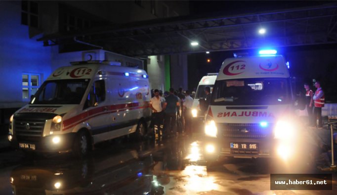 Giresun'da şehitler Trabzon'a gönderiliyor