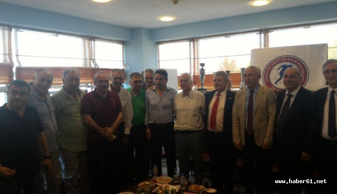 Trabzon'da spor camiası bayramlaştı