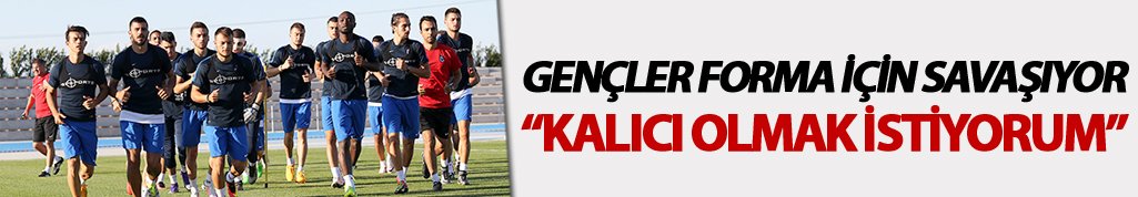 Trabzonspor'un gençleri forma için savaşıyor