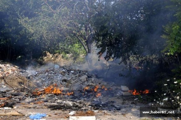Yangını çıkaran kişi yakalandı!