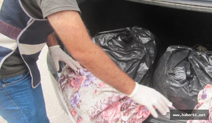 Emekli polis uyuşturucu ile yakalandı