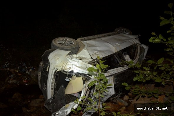 Trabzon Dönüşü uçuruma yuvarlandılar: 7 yaralı