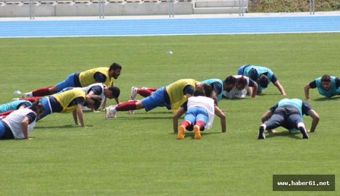 Trabzonspor'da cezalı antrenman