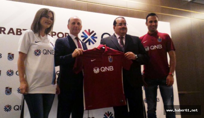 Trabzonspor QNB ile imzaladı