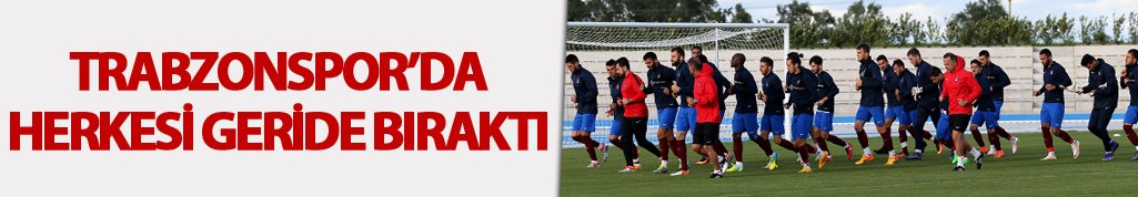 Trabzonspor'da herkesi geride bıraktı