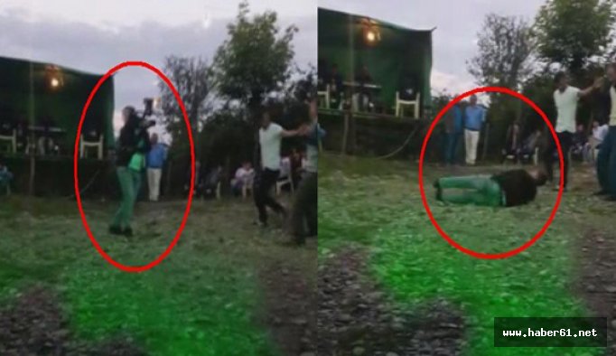 Samsun'da acı olay:  Düğünü çeken kameraman...