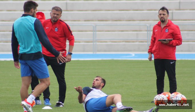 Trabzonspor antrenmanında gerginlik