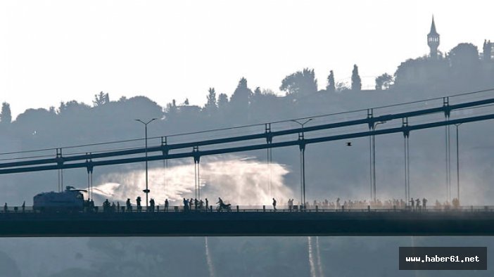 TOMA'lar darbecilere su sıktı