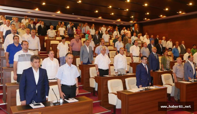 Trabzon Büyükşehir meclisinden ortak bildiri