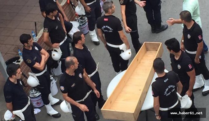 Trabzon Polisine en acı görev