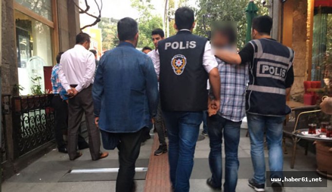 Trabzon'da bir süpheli yakalandı