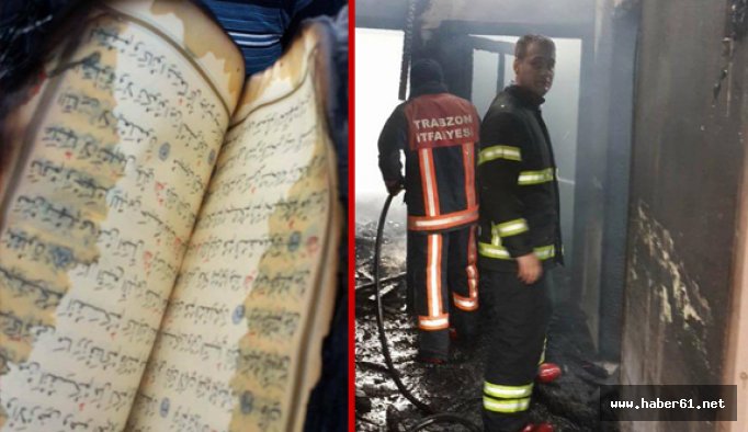 Trabzon'da İtfaiye ekipleri bile şaşkına döndü
