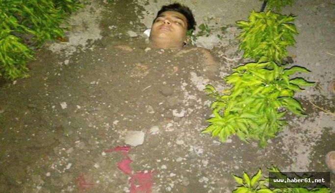 Toprağa gömülerek kurtarıldı!