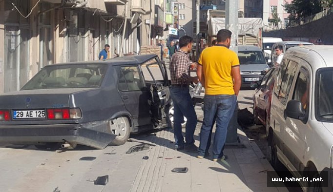 Gümüşhane'de kaza: 1 yaralı