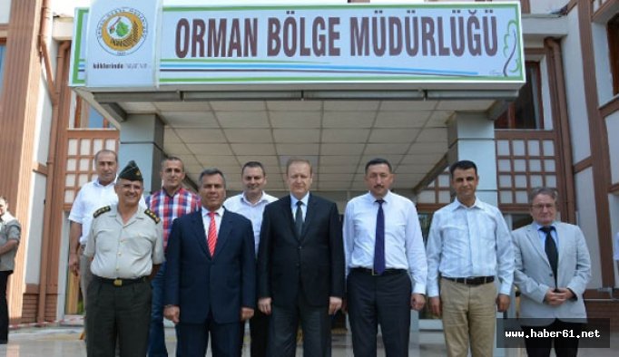 Vali Yavuz'dan Orman Bölge Müdürlüğü'ne ziyaret