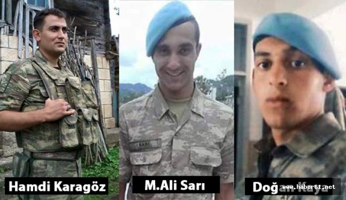Ordu şehitlerinin kimlikleri belli oldu