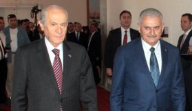 Başbakan Yıldırım Bahçeli ile görüştü