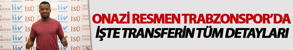 Onazi resmen Trabzonspor'da