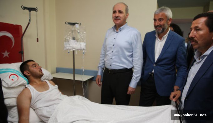 Numan Kurtulmuş askerlerin yanında!