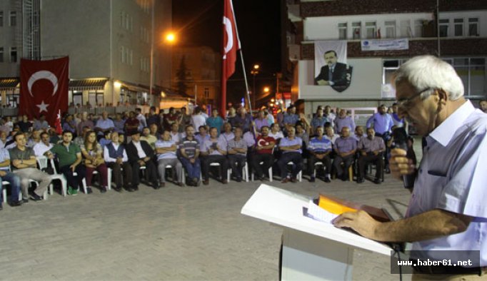 Vezirköprü de 22. demokrasi nöbeti!