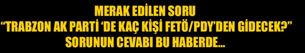 Trabzon AK Parti FETÖ/PDY çalışmalarını yaptı