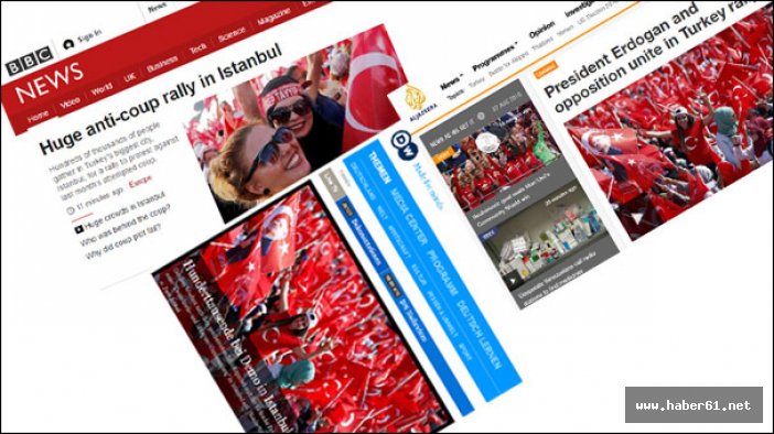 Dünya Yenikapı mitingini nasıl gördü?