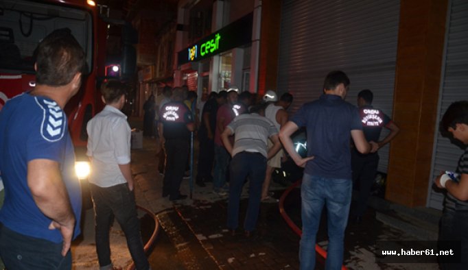 Ordu'da korkutan yangın