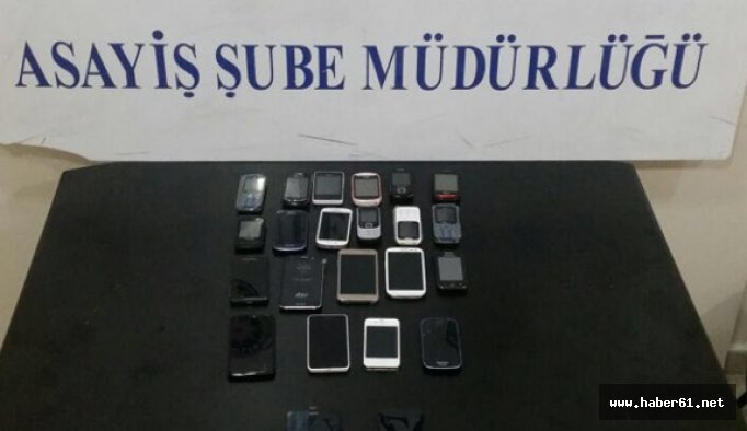 Trabzon'da mobil hırsız yakalandı
