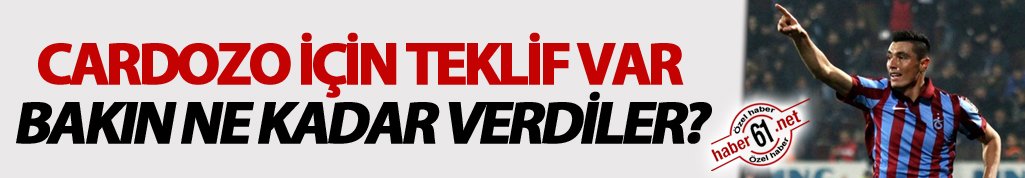 Cardozo için teklif var: Bakın ne kadar verdiler?