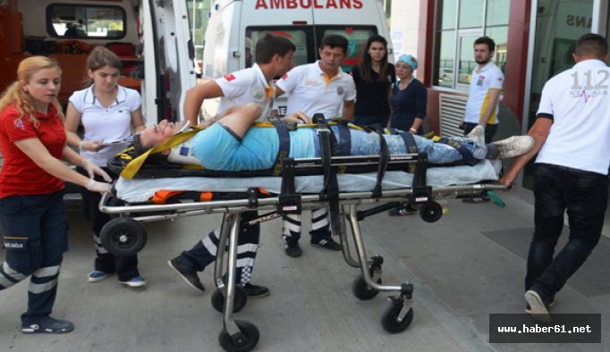 Ordu'da acı kaza: Dengesini kaybedince...