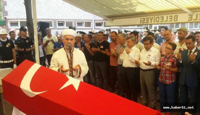 Trabzon'un şehidi son veda için geldi