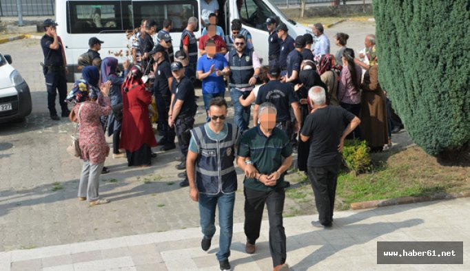Ordu’da 7 polis adliyeye sevk edildi
