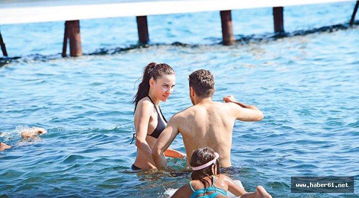 Trabzonsporlu futbolcu tatilde yakalandı