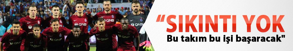 Trabzonspor'da umut var
