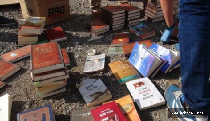 PKK üyesinin evinde FETÖ kitapları!